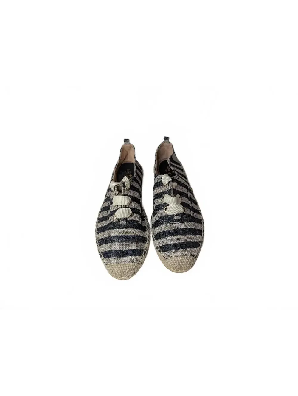 NWOT Kate Spade New York Lina Striped Metallic Espadrille Flat Size 8